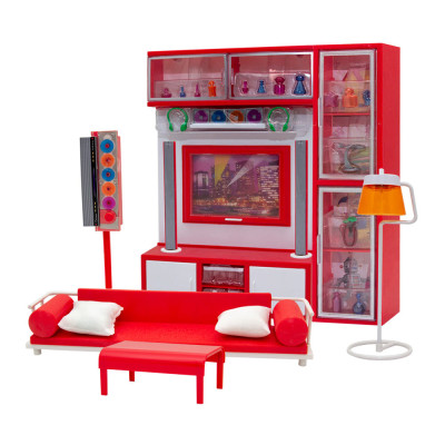 Меблі для ляльок Qun Feng Toys Сучасна кімната червона із ефектами (26230) Меблі для ляльок Qun Feng Toys Сучасна кімната червона із ефектами (26230)