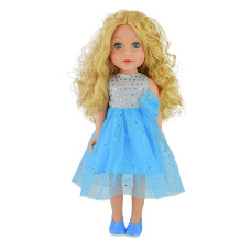 Лялька Країна Іграшок Beauty star Блондинка в блакитній сукні (PL519-1804C)