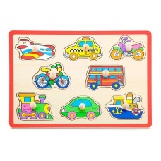 Пазл-вкладиш Viga Toys Транспорт (50016)