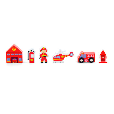 Додатковий набір до залізниці Viga Toys Пожежна станція (50815) Додатковий набір до залізниці Viga Toys Пожежна станція (50815)