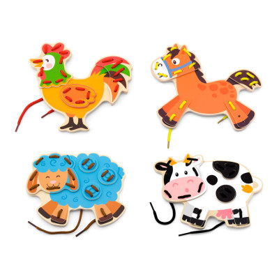 Шнурівка Viga Toys Ферма (51325) Шнурівка Viga Toys Ферма (51325)