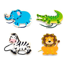 Шнурівка Viga Toys Дикі тварини (51326)