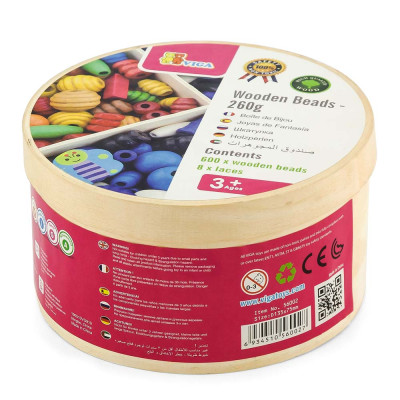 Іграшка Viga Toys Деревяні намистинки (56002) Іграшка Viga Toys Деревяні намистинки (56002)