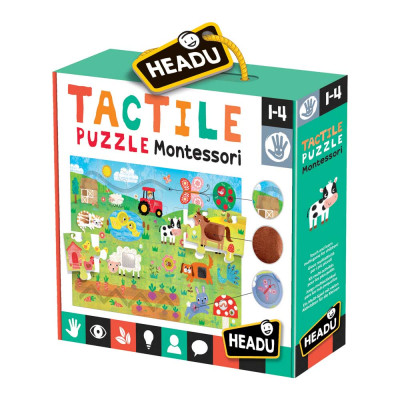 Тактильний пазл Headu Монтесорі Ферма (MU23592) в Киеве Тактильний пазл Headu Монтесорі Ферма (MU23592) в Киеве