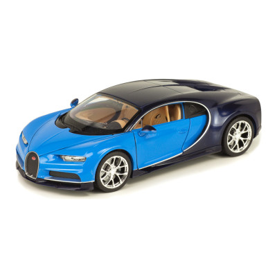 Автомодель Welly Bugatti Chiron 1:24 синяя (24077W/24077W-1)