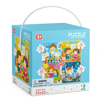 Пазл Dodo Щоденні справи 4 в 1 (300130) Пазл Dodo Щоденні справи 4 в 1 (300130)