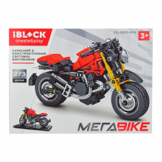 Конструктор IBLOCK Мега Bike Мотоцикл Ducati Monster червоний (PL-920-186)