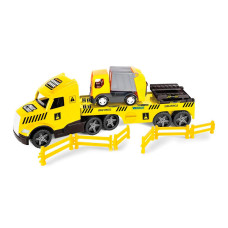 Машинка Wader Magic truck technic Евакуатор з будівельними контейнерами (36470)