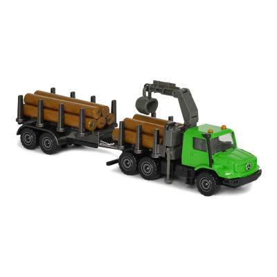 Автомодель Majorette Дорожня допомога Лісовоз Mercedes Benz із причепом (2053154/2)