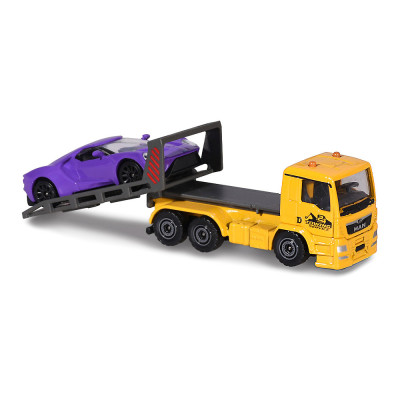 Автомодель Majorette Дорожня допомога Евакуатор MAN TGS із Ford GT на причепі (2053154/5)