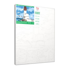Картина за номерами Rosa Start Маяк та чайки 35 x 45 см (N00013480)