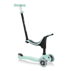 Самокат Globber Go up sporty пастельний зелений з підсвічуванням (452-206-3)