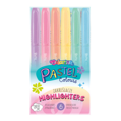 Маркери Colorino Pastel Хайлайтери 6 кольорів (84965PTR) в Ивано-Франковске