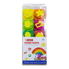 Фарби пальчикові Colorino зі штампом 10 кольорів (FP122063)