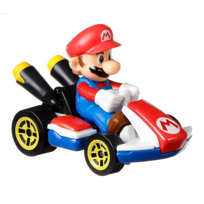 Машинка Hot Wheels Mario kart Маріо стандартний автомобіль (GBG25/GBG26) Машинка Hot Wheels Mario kart Маріо стандартний автомобіль (GBG25/GBG26)