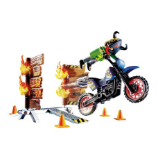 Конструктор Playmobil Stunt show Мотокрос з вогняною стіною (70553)