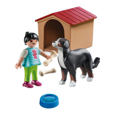 Конструктор Playmobil Country Дівчина і собака з будкою (70136)