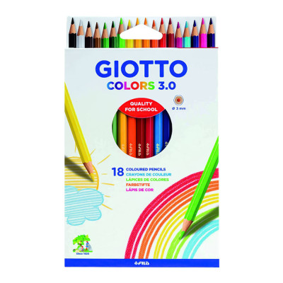 Карандаши цветные Fila Giotto Colors 3.0 18 цветов (277800)