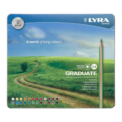 Карандаши цветные Fila Lyra Graduate 24 цвета (L2871240)