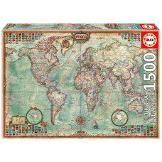 Пазл Educa Політична карта світу 1500 деталей (16005)