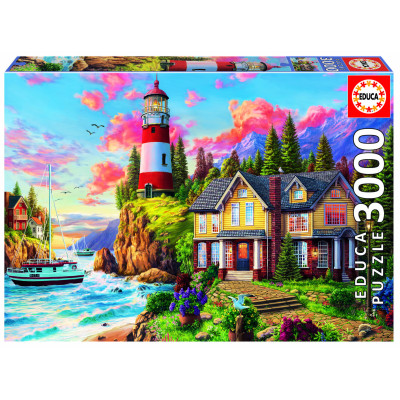 Пазл Educa Пейзаж Маяк 3000 деталей (18507)