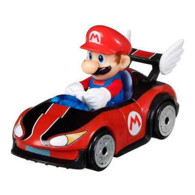 Машинка Hot Wheels Mario kart Маріо Вайлд вінг (GBG25/GRN17) Машинка Hot Wheels Mario kart Маріо Вайлд вінг (GBG25/GRN17)