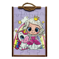 Пазл дерев'яний Tatev Принцеса 36 деталей (4820231170435)