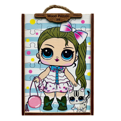 Пазл дерев'яний Tatev Лолі 36 деталей (4820231170480) в Тернополе Пазл дерев'яний Tatev Лолі 36 деталей (4820231170480) в Тернополе
