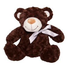M'яка іграшка Grand Classic Ведмідь коричневий з бантом 48 см (4801GMB)