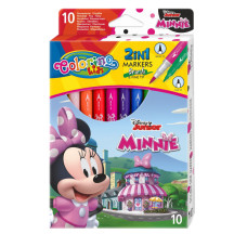 Фломастери Colorino Disney Мінні Маус 10 кольорів двосторонні (90669PTR)