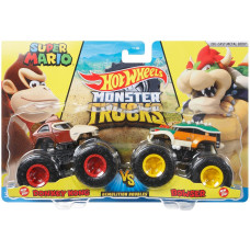 Набір машинок Hot Wheels Monster Trucks Донкі конг і Боузер (FYJ64/GTR48)