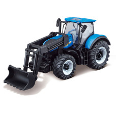 Автомодель Bburago Farm Трактор New holland синій (18-31632) Автомодель Bburago Farm Трактор New holland синій (18-31632)