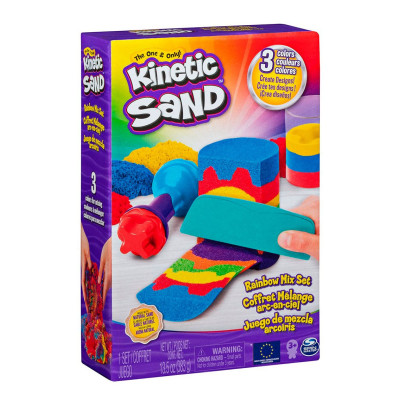 Набір кінетичного піску Kinetic Sand Веселковий мікс (71474) в Полтаве