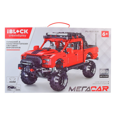 Конструктор IBLOCK Позашляховик червоний (PL-921-331) Конструктор IBLOCK Позашляховик червоний (PL-921-331)