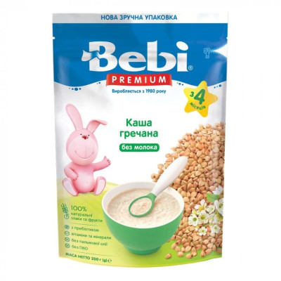 Каша безмолочна Bebi Premium Гречана, з 4 міс., 200 г в Ровном