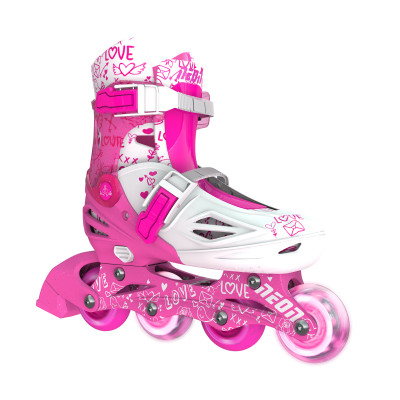 Роликові ковзани Neon Inline Skates рожеві 30-33 (NT07P4)