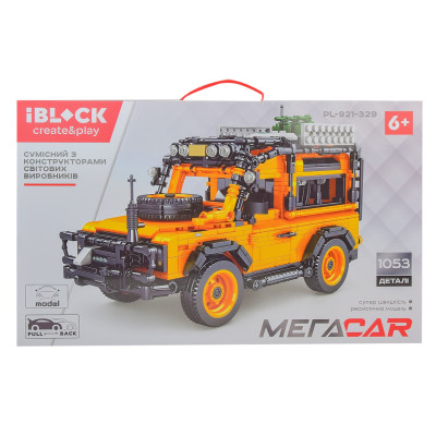 Конструктор IBLOCK Позашляховик помаранчевий (PL-921-329) в Запорожье