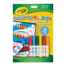 Розмальовка за номерами Crayola з фломастерами (256251.012)