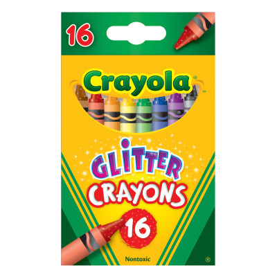 Набір воскової крейди Crayola з блискітками 16 шт (256318.024)