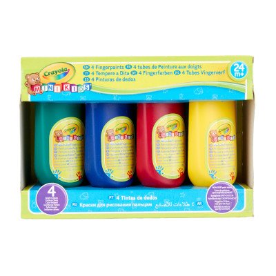 Фарби пальчикові Crayola Mini kids 4 кольори (256455.106)