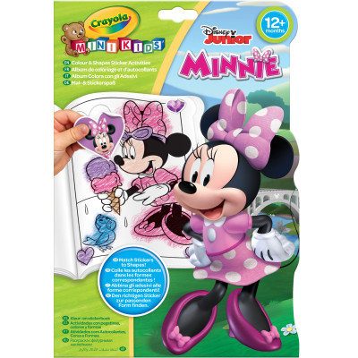 Розмальовка Crayola Mini Kids Minnie Mouse зі стікерами (256399.012)