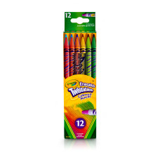 Набір олівців Crayola Твіст з ластиком 12 шт (256360.024)