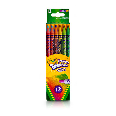 Набір олівців Crayola Твіст з ластиком 12 шт (256360.024) в Сумах