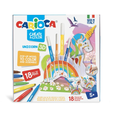 Набір для творчості Carioca Unicorn 3D підставка (42986) в Ровном