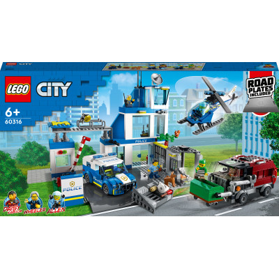Конструктор LEGO City Поліцейська дільниця (60316)
