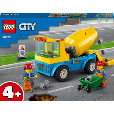 Конструктор LEGO City Вантажівка-бетонозмішувач (60325) Конструктор LEGO City Вантажівка-бетонозмішувач (60325)