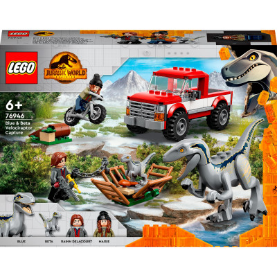 Конструктор LEGO Jurassic World Полювання на Блу і Бета-велоцираптора (76946) Конструктор LEGO Jurassic World Полювання на Блу і Бета-велоцираптора (76946)