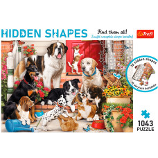 Пазл Trefl Hidden shapes Цуценячі забави (10675)
