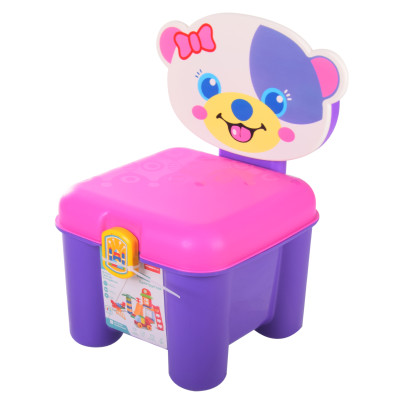 Конструктор IBLOCK Ведмежа рожева кришка 46 деталей (PL-921-267/4) в Ровном