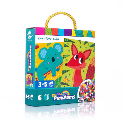 Набір для творчості Vladi Toys Rainbow pompoms Лисичка (VT4433-06) в Черкассах